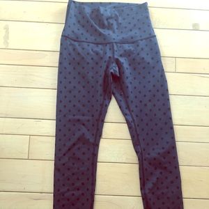 Lululemon Wunder under polka dot pant
